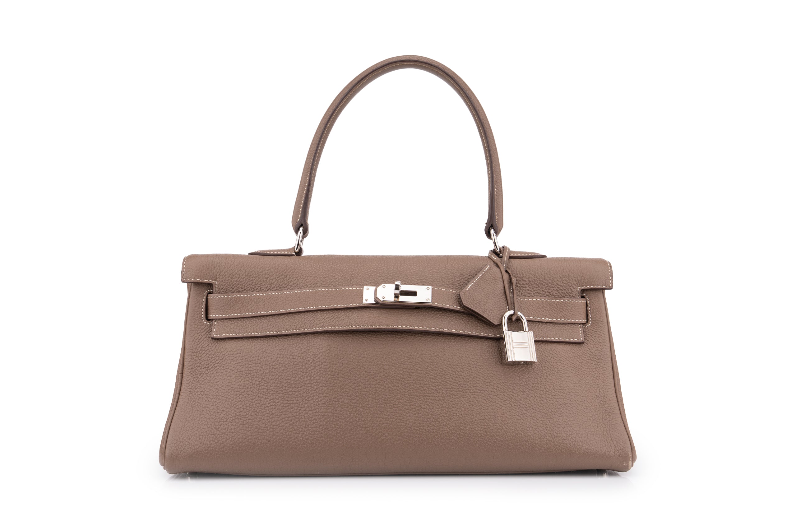 Hermès Jpg Kelly Shoulder 42 Togo Etoupe PHW – Love Luxury Dubai