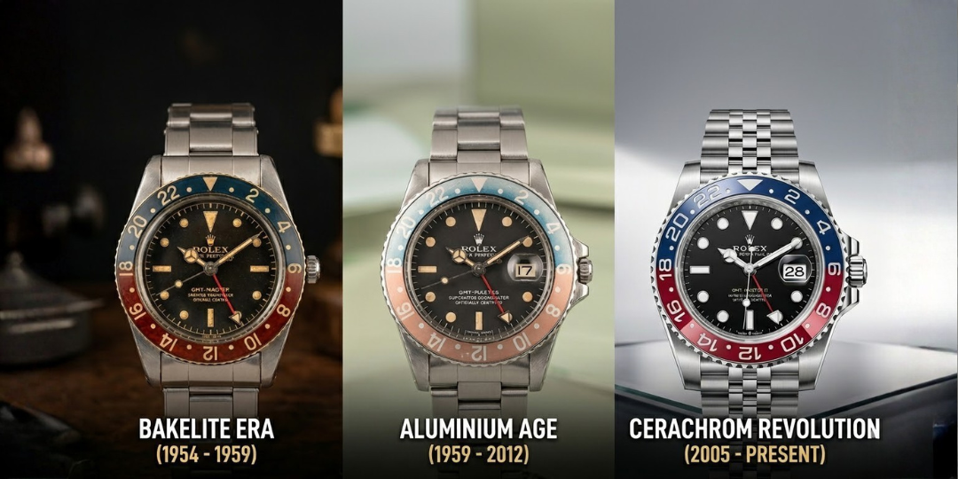 Rolex Bezel Materials: The Complete Guide to Cerachrom, Aluminium, and ...