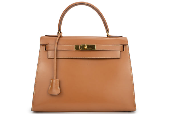 Hermès Kelly 28 Vintage Chamonix Natural GHW