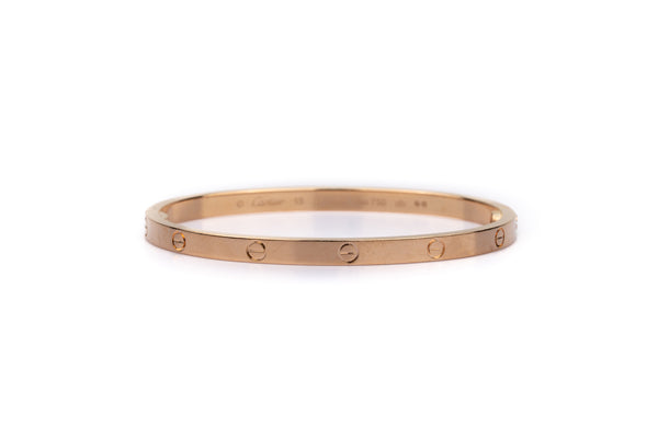 Cartier Love Classic Rose Gold Size 15