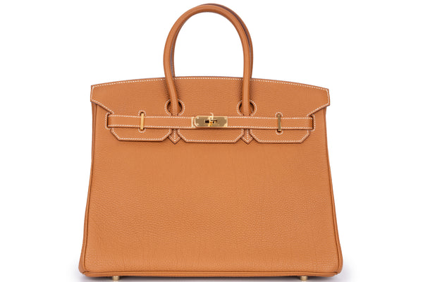 Hermès Birkin 35 Retourne Togo Gold GHW