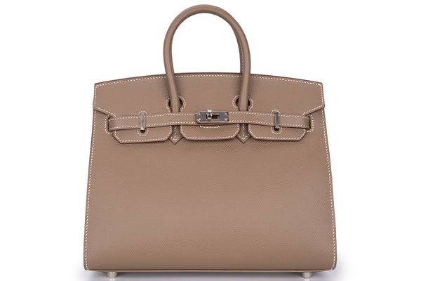 Hermès Birkin 25 Sellier Epsom Etoupe PHW