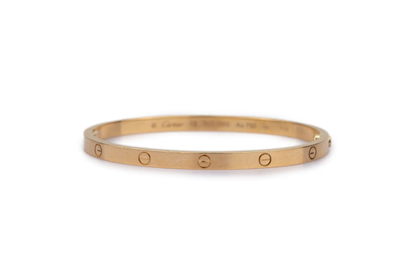 Cartier Love Classic Yellow Gold Size 15