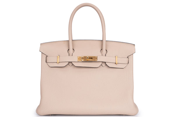 Hermès Birkin 30 Togo Gris Tourtlle GHW