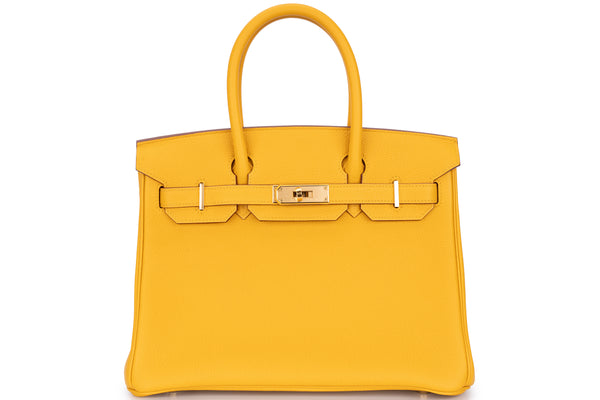 Hermès Birkin 30 Togo Jaune Ambre GHW