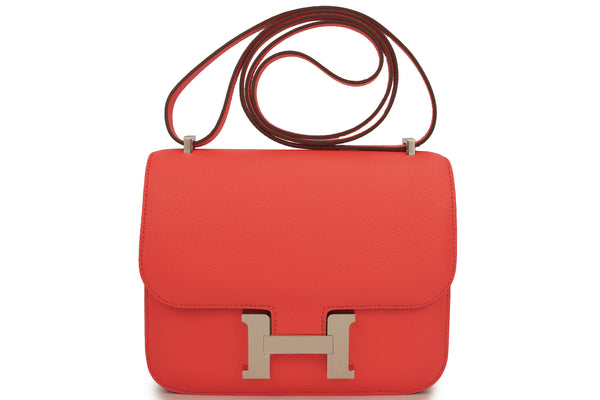 Hermès Constance 18 Chevre Rose Texas PHW