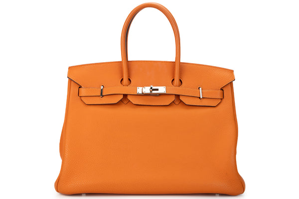 Hermès Birkin 35 Retourne Togo Orange PHW