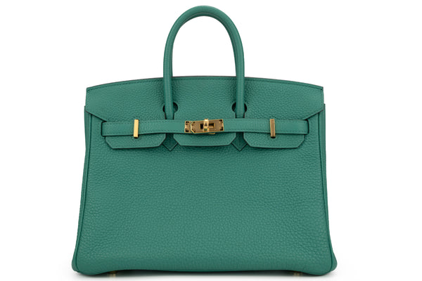 Hermès Birkin 25 Retourne Togo Vert Verone GHW