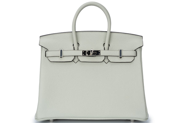 Hermès Birkin 25 Togo Gris Neve PHW