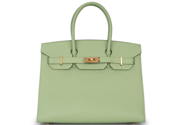 Hermès Birkin 30 Sellier Epsom Verte Criquet GHW