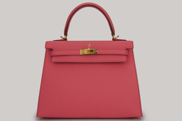 Hermès Kelly 25 HSS Epsom Azalee GHW