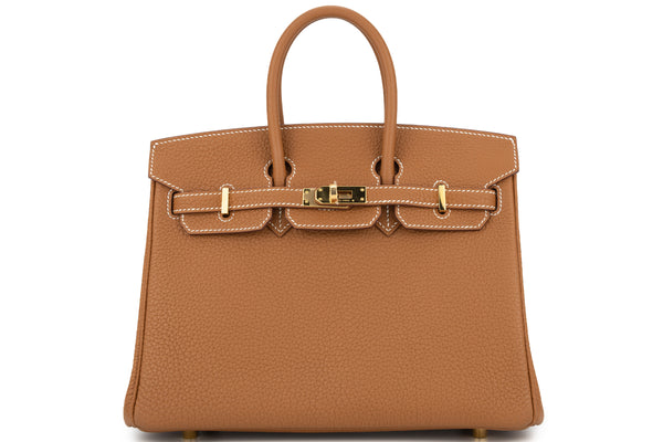 Hermès Birkin 25 Retourne Togo Gold GHW