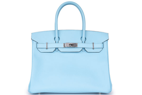 Hermès Birkin 30 Epsom Celeste PHW