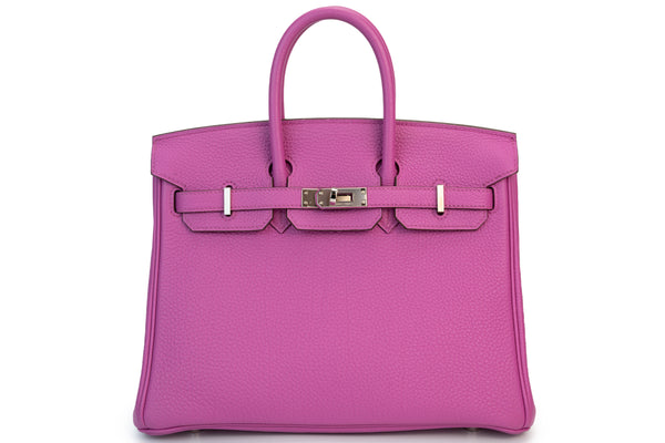 Hermès Birkin 25 Retourne Togo Magnolia PHW