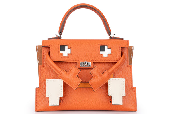 Hermès Kelly Picto Doll Epsom Terre Beteau/Gold PHW