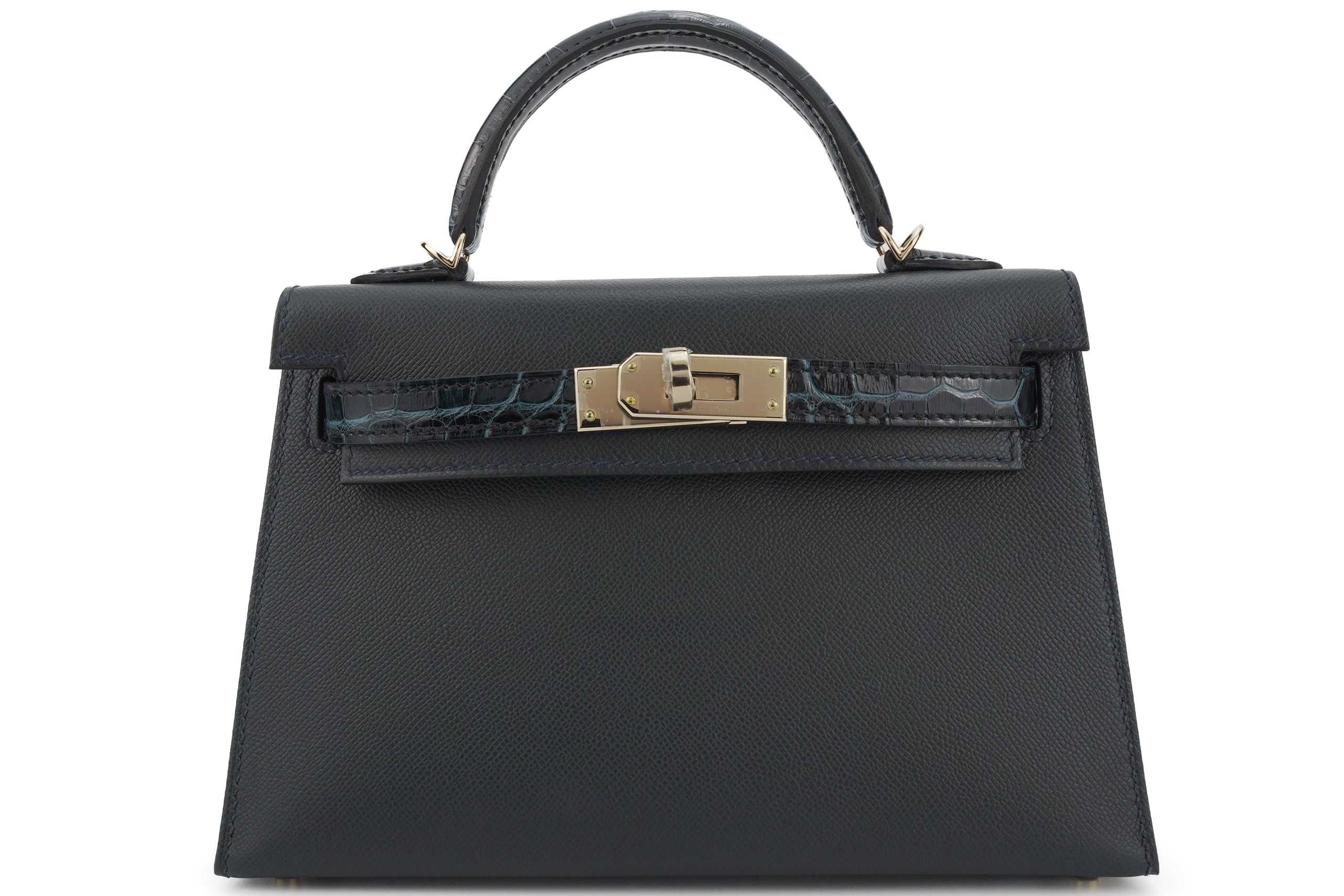 Hermès Mini Kelly Touch Vert Rosseau PBHW – Love Luxury Dubai