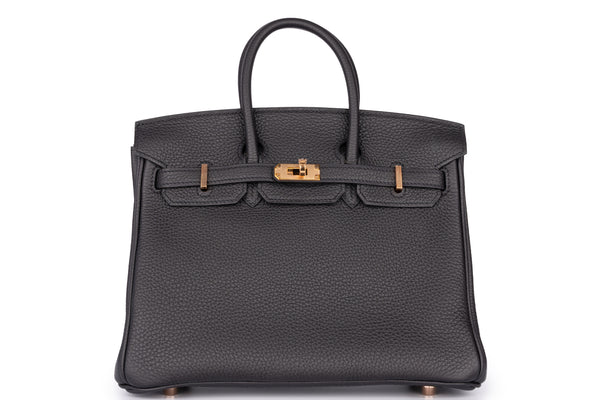 Hermès Birkin 25 Retourne Togo Black/Noir RGHW