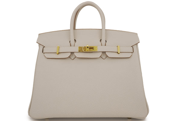 Hermès Birkin 25 Retourne Togo Gris Perle GHW