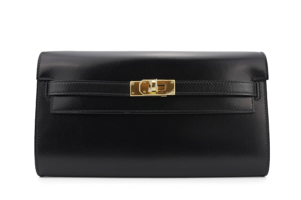 Hermès Kelly To Go Rock Box Black GHW