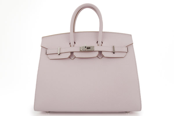 Hermès Birkin 25 Sellier Epsom Pale Mauve PHW