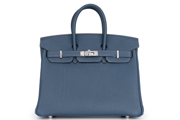 Hermès Birkin 25 Togo Bleu De Prusse PHW