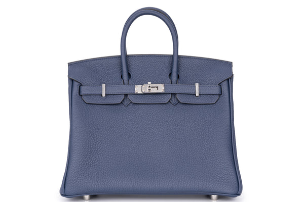 Hermès Birkin 25	Veau	Togo	Bleu Navy	PHW