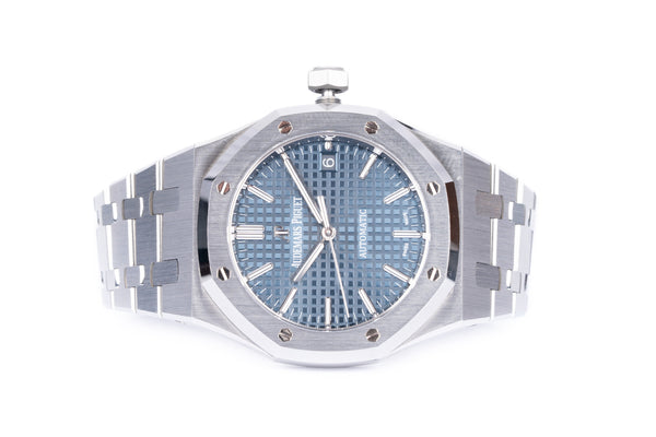 Audemars Piguet Royal Oak 	Ref 1545OST.00.1256ST.03	Steel  37mm		Blue Dial