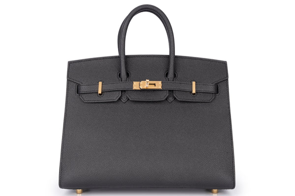 Hermès Birkin 25 Sellier Epsom Black GHW