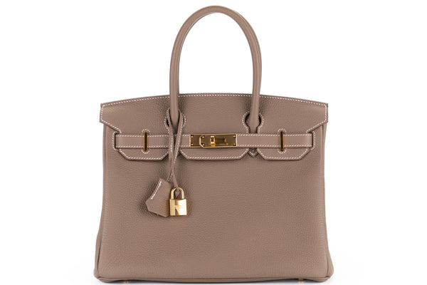 Hermès Birkin 30	Togo	Etoupe	GHW