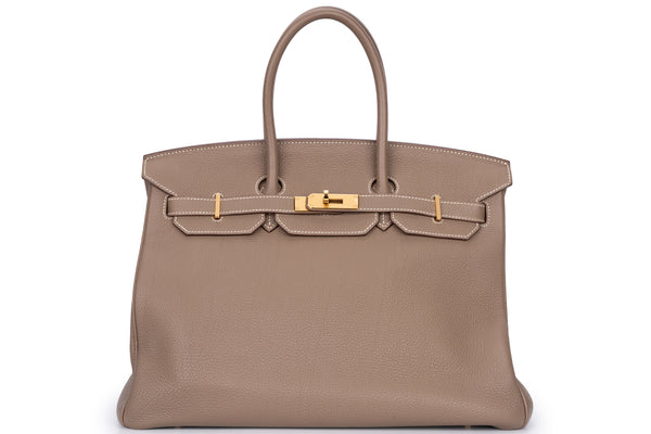 Hermès Birkin 35 		Togo	Etoupe	GHW