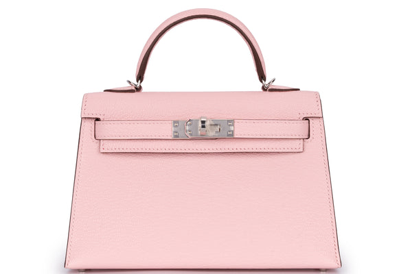 Hermès Mini Kelly		Chevre	Pink Sakura/Rose Mexico	PHW