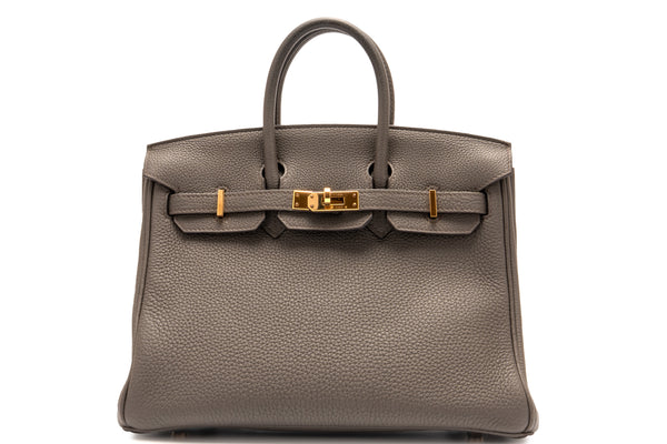 Hermès Birkin 25	Togo	Gris Etain	RGHW