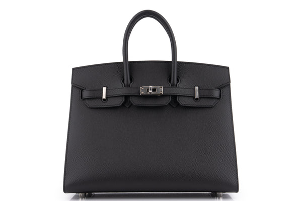 Hermès Birkin 25 Black Epsom PHW