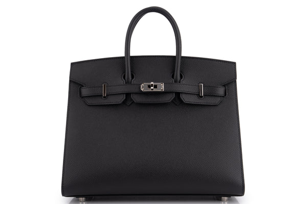 Hermès Birkin 25	Sellier Epsom	Noir	PHW