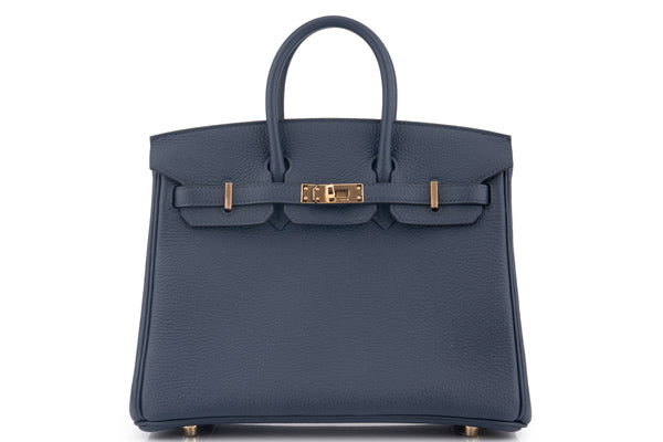 Hermès Birkin 25			Togo	Blue Abysse	GHW