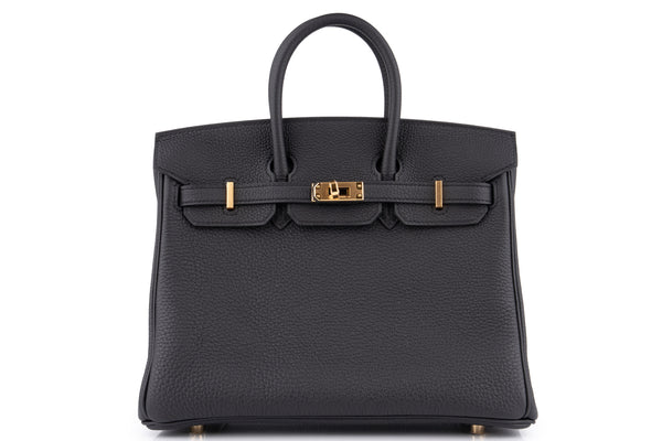 Hermès Birkin 25	Togo	Noir	GHW