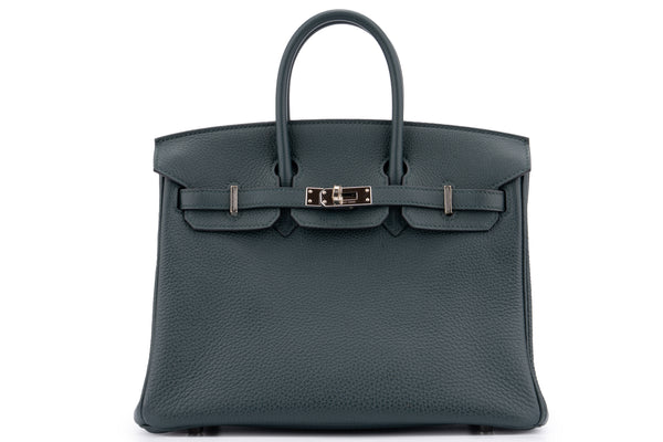 Hermès Birkin 25	Togo	Vert Cypres PHW