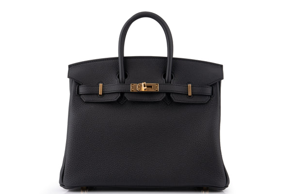 Hermès Birkin 25		Togo	Noir / Chai 	GHW