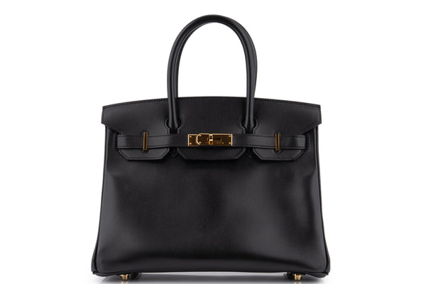 Hermès Birkin 30 Tadelakt Noir GHW