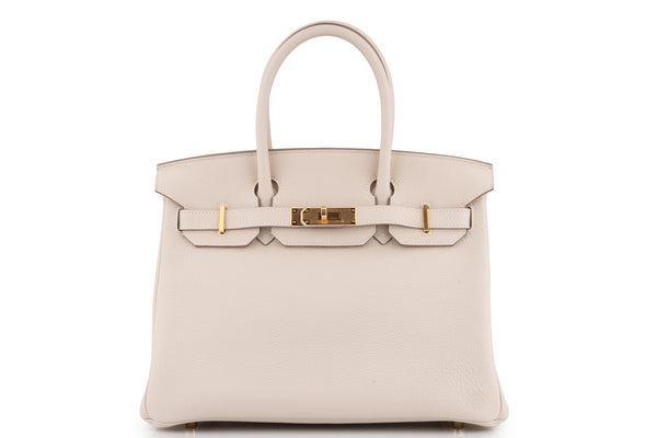 Hermès Birkin 30 Togo Craie GHW