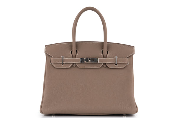 Hermès Birkin 30	Togo	Etoupe	PHW