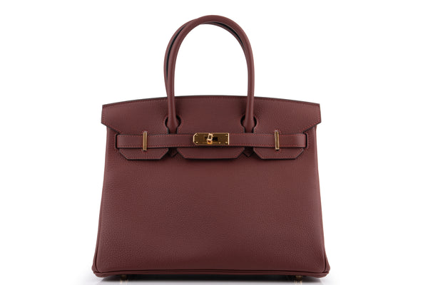 Hermès Birkin 30	Togo	Rouge H	GHW