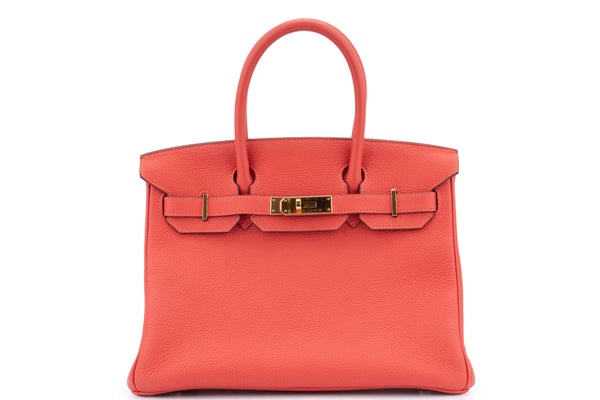 Hermès Birkin 30		Togo	Rouge Pivoine	GHW