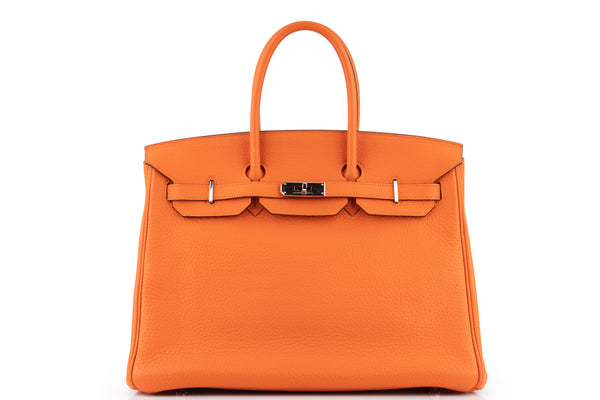 Hermès Birkin 35 		Togo	Orange H	PHW