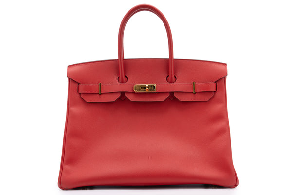 Hermès Birkin 35 		Epsom	Retourne Rouge Casaque	GHW