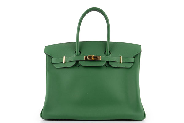 Hermès Birkin 35 		Epsom	Vert Bengale 	GHW