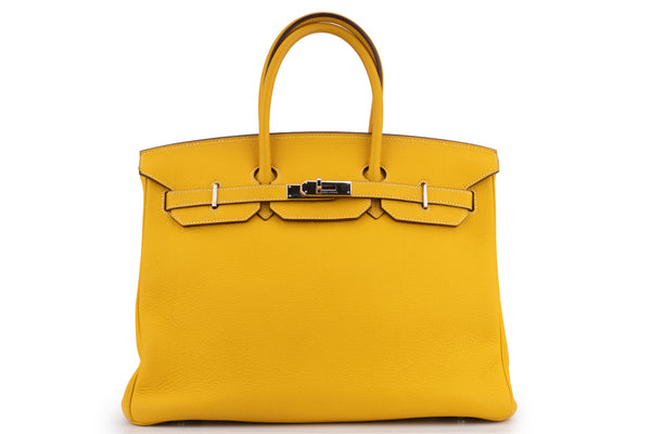Hermès Birkin 35 Taurillion Clemence Curry PHW