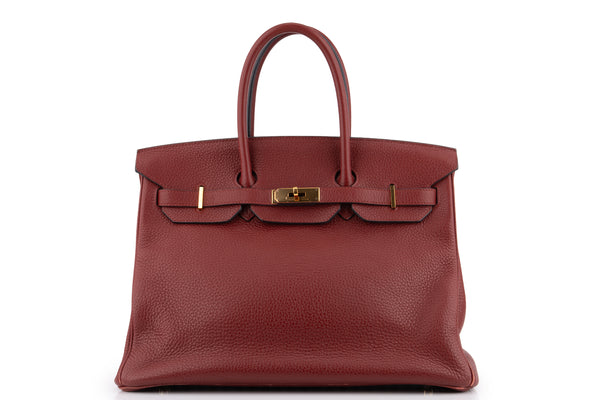 Hermès Birkin 35 		Togo	Rouge H	GHW