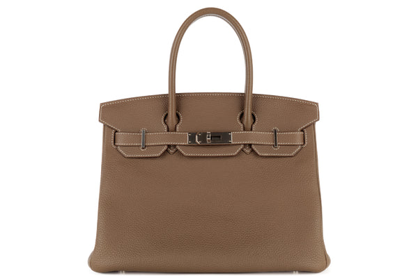 Hermès  Birkin 30			Togo	Etoupe	PHW