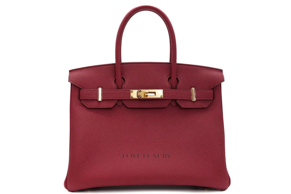 Hermès Birkin 30 Retourne Togo Rubis GHW